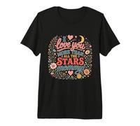 Te Quiero más Que a Todas Las Estrellas Mamá Mamá Día de la Madre Camiseta Premium