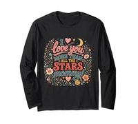 Te Quiero más Que a Todas Las Estrellas Mamá Mamá Día de la Madre Manga Larga
