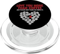Te Quiero más Que un café, Divertido día de San Valentín PopSockets PopGrip para MagSafe