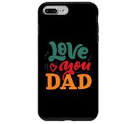 Te quiero papá, feliz día del padre, divertida familia Carcasa para iPhone 7 Plus/8 Plus