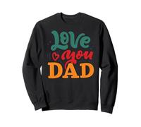 Te quiero papá, feliz día del padre, divertida familia Sudadera