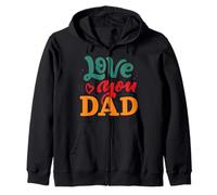 Te quiero papá, feliz día del padre, divertida familia Sudadera con Capucha