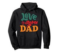 Te quiero papá, feliz día del padre, divertida familia Sudadera con Capucha