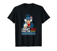 Te Quiero Para La Agenda Gay Divertido Orgullo Gay Tío Sam Meme Camiseta