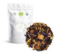 Té Rojo Pu Erh de Mango y Maracuyá a Granel - My Tea Moments - Cultivo Sostenible - Ingredientes Naturales: Aciano, Caléndula, Mango, Maracuyá, Papaya, Pasionaria. (Normal, 100, gramo)