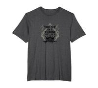 Te sientas en un Trono de mentiras - Corona gótica Camiseta, Hombre Tallas Grandes, Jaspeado Oscuro, 5X Alto