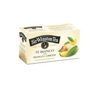 Té Sir Wiston | Té Blanco Sabor Mango y Limón - 1 x 20 Bolsitas de Té (25 Gr)