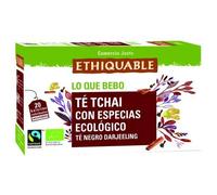 Té Tchai con especias 20 bolsitas BIO 36 g Te negro con cardamomo, canela, jengibre y clavo