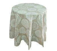 TE Texna Falda Mesa Camilla Loneta Estampada Mandalas Primavera-Verano Algodón Color Beige y Gris. Faldón, faldilla, enagüilla (Beige, 80)