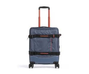 ¿Te vas de aventura por una semana? La maleta American Tourister Urban Track spinner es tu compañera de viaje perfecta, fabricada con poliéster recubierto resistente que aguanta el ritmo sin problema.