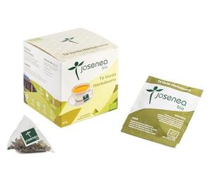 Té verde con hierbabuena BIO de Josenea, caja de 10 pirámides