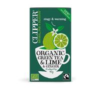 TÉ VERDE CON LIMA Y JENGIBRE FAIR TRADE BIO 40 g (20 x 2 g) - CLIPPER