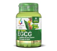 Té Verde EGCG - favorece el equilibrio del peso corporal y el drenaje de líquidos - a base de extracto de Té Verde titulado en polifenoles y EGCG - Colours Of Life 60 tabletas