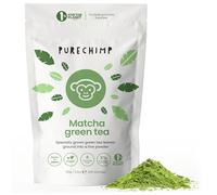 Té Verde Matcha en Polvo (Súper Té) 100g de PureChimp | Grado Ceremonial de Japón | Completamente Natural y Vegano | Libre de Pesticidas