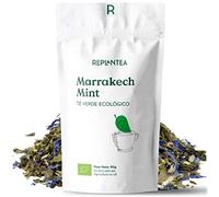 TE VERDE MORUNO HIERBABUENA Marrakech Mint 100% Orgánico 100g (+50 Tazas) | TE MORUNO Orgánico a Granel REPLANTEA | Refrescante y Aromático
