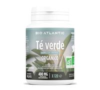 ✿ Té Verde Orgánico - 1200 mg por dosis diaria - EGCG - 120 comprimidos - Alta Concentración, Formato Ahorro, Premium y Vegetal