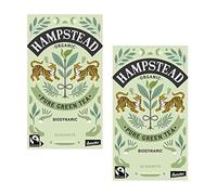 Té verde orgánico y biodinámico puro de Hampstead - 2 x 20 bolsitas de té (80 gramos)