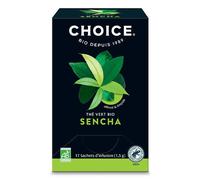 Té verde Sencha orgánico Choice 17 bolsitas