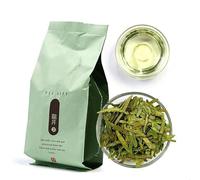 Té verde Xi Hu Long Jing original y natural en bolsitas un té tradicional frito a mano sin aditivos exquisitamente fragante y aromático con un sabor fresco natural vigorizante y relajante (200g)