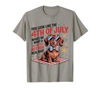 Te ves como el perro salchicha Hot Dog del 4 de julio Camiseta