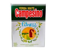 Té Yerba Mate CAMPESINO de Paraguay. (Fitness, 17.64 oz.) - Yerba Mate Compuesta Sabor Menta Fitness - Producto Latino - 500 Gramos