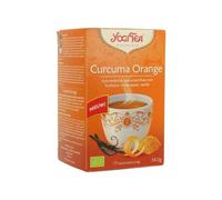 YogiTea Cúrcuma Naranja con Vainilla – Infusión ayurvédica – 17 bolsitas (30,6 g)