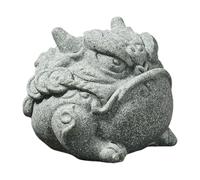 Tea Animal Pet - Chinese Style Ancient Animal Statue - Handmade Table Centerpiece, Green Sand Color Home Ornament, Tea Pet Figurine for Tea Lover