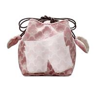 Tea Bag Organizer - Bolsa de tela Aesthetic Drawstring Pouch, portátil Tea Bag Cup Container for Travel, Premium Quality Holder, Storage Base with Silk Feel Finish, Robust Organizing Tool for Home and
