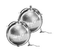 Tea Ball Infuser - Loose Leaf Strainer | 304 Stainless Steel, 2-Pack