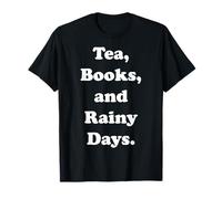 Tea Books And Rainy Days Cozy Vibes Camiseta