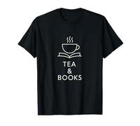 Tea & Books Minimal Reader, estética acogedora Camiseta