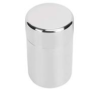 Tea Canister, Double Seal Tea Tin Canister, Stainless Steel Food Storage Jar Portable Tea Coffee Bean Container with Lid for Storing Coffee Beans, Milk Powder (Small Size 400ML)