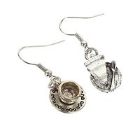 Tea Cup Cake Vintage Women's Jewelry Alloy Earring Set Teacup