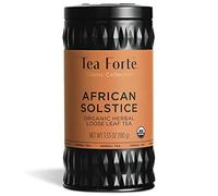 “Tea FOR ME” Forte' African Solstice Té Rosso Vainilla Roiboos Bio Cilindro Lata Carro New 100 Gramos