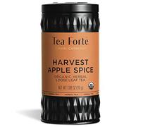 Tea Forte, Bio Cilindro Lata Carro Caja Lata Reutilizable Rinde de 35 a 50 tazas, bote de té de hojas sueltas (Harvest Apple Spice)