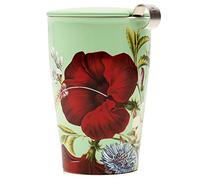 Tea Forte Kati Cup Fleur | Taza de acero inoxidable extraíble Infusor | Porcelana de calidad | 350 ml