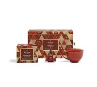 Tea Forte, Set de regalo con taza de café, bandeja de té y 10 infusores de té hechos a mano en forma de pirámide (Warming Joy Chest)