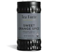 Tea Forté Sweet Orange Spice | Té Verde Organico | Lata de Aluminio Fresco 130g |