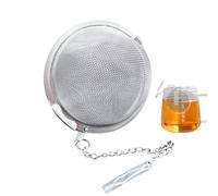 Tea Globe Egg Para Té Suelto | Cadena De Té De Acero Inoxidable De 7cm Con Cadena | Difusor De Té Reutilizable Para Taza De Jarra De Vidrio | Acero Inoxidable 304 Con Cadena Colgante: Ideal Para Té Su