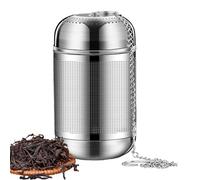 Tea Infuser, Brewing Tool, 1.97x1.97x3.54in Steeping Basket, Stainless Steel Build, Travel-Friendly Design for Daily Use, Kitchen Utensils, Home Brewing, Sips, Outdoor Camping