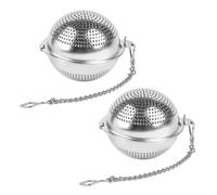 Tea Infuser - Stainless Steel Fine Mesh Steeper 2 Pieces