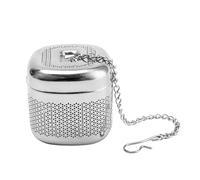 Tea Infuser - Stainless Steel Tea Infuser, Fine Mesh Teas Strainer, Teas Filter Square Shape | Stainless Steel Teaa Diffusers Teaa Filter For Brew Leaf Fine Mesh And Chain For Flavoring