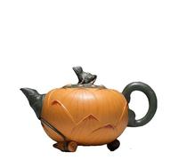 Tea Kettle Bo Purple Clay, juego de té hecho a mano, juego de té antiguo, pequeño multifuncional 420 ml para infusor