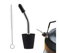 Tea Kettle Spout Extender - Reusable Tapered Nozzle Cover, 0.59-0.7in Diameter Kettle Spout Attachment, Heat Resistant Pouring Aid | Ideal For Hot Chocolate Liquor Drinks Home Cafe Shops