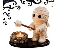 Tea Light Candles Holder | Resin Funny Cute Campfire Desk Decor