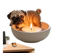 Tea Light Holders, Dog Candle Decor, 2.76x2.76x1.97 Inches, Versatile Placement Modern Candlestick Set, Decorative Accent for Home, Kitchen, Centerpiece, Wedding, Party and Holiday