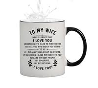 Tea Mug - Valentines Day Coffee Mugs with Handle, Valentines Cup, Creative Kitchen Ceramic Cappuccino Cup Milk Mug for Home, Dorm, Apartment, School
