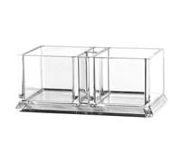 Tea Organizer, Clear Acrylic Tea Container, Portable Drink Brew Bags, Versátil 5,75 x 3,19 x 2,36 in Sugar Pack Holder, Drinking Packet Storage for Countertops Storage