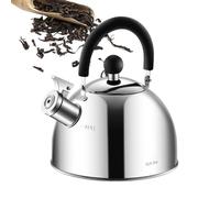 Tea Pot Acero Inoxidable | Hervidor de Cocina, Silbato de 3L Hervir con Mango para Inducción de Cocina Casera Hope evita que el agua hirviendo | Hecho de acero inoxidable 304, es perfecto para