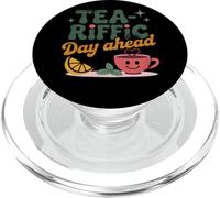Tea-Riffic Día por delante Mañana Positividad PopSockets PopGrip para MagSafe